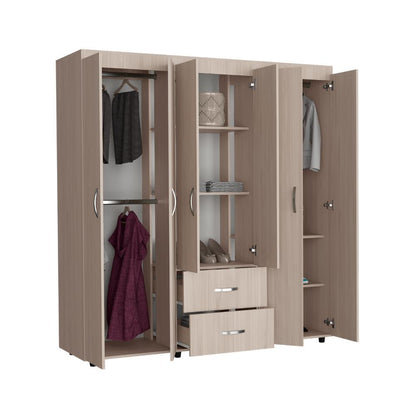 Closet Palermo 180  Nacar Blanco