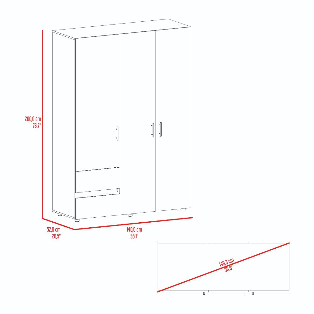 Closet Dassel  Nogal Wengue