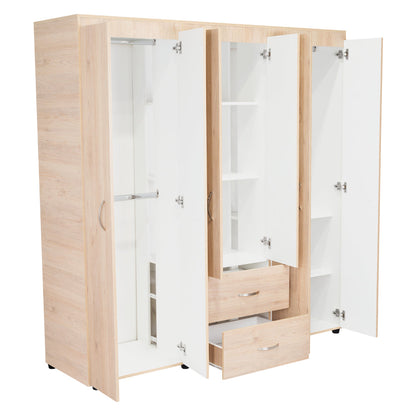 Closet Palermo Rovere y Blanco