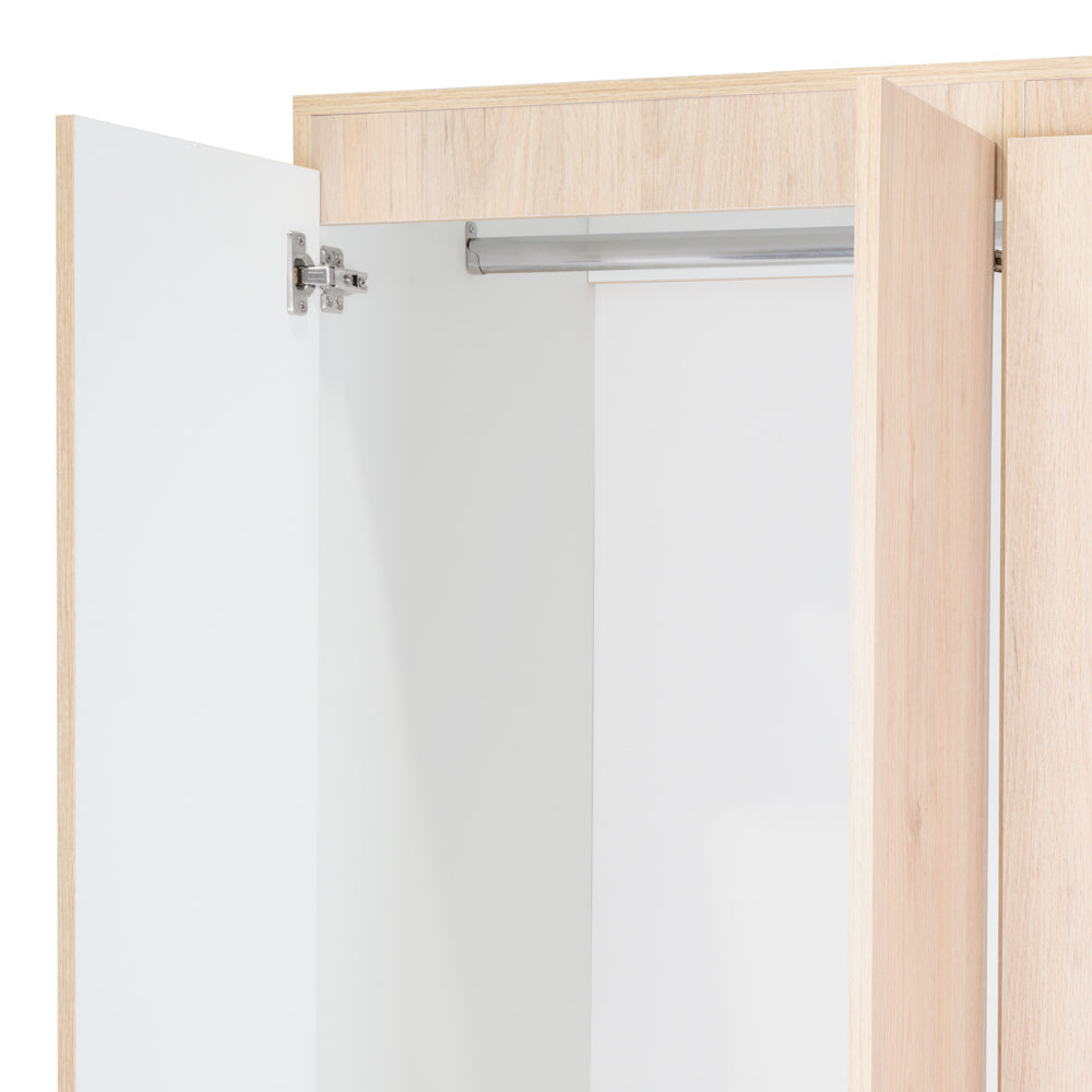 Closet Palermo Rovere y Blanco