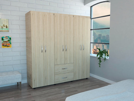 Closet Palermo Rovere y Blanco