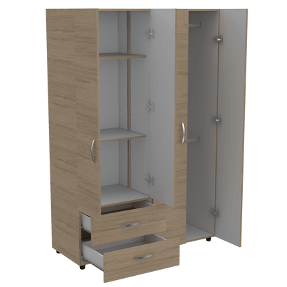 Closet Arkola color Blanco y Beige para Habitación.