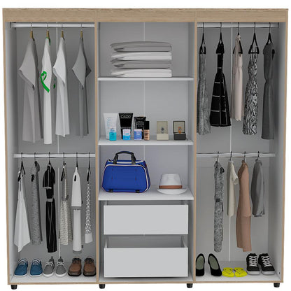 Closet Amatista Blanco y Rovere
