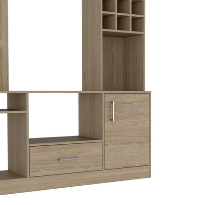 Mesa para TV Cassano Rovere y Blanco, para tv de 60''