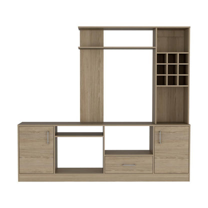 Mesa para TV Cassano Rovere y Blanco, para tv de 60''