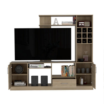 Mesa para TV Cassano Rovere y Blanco, para tv de 60''