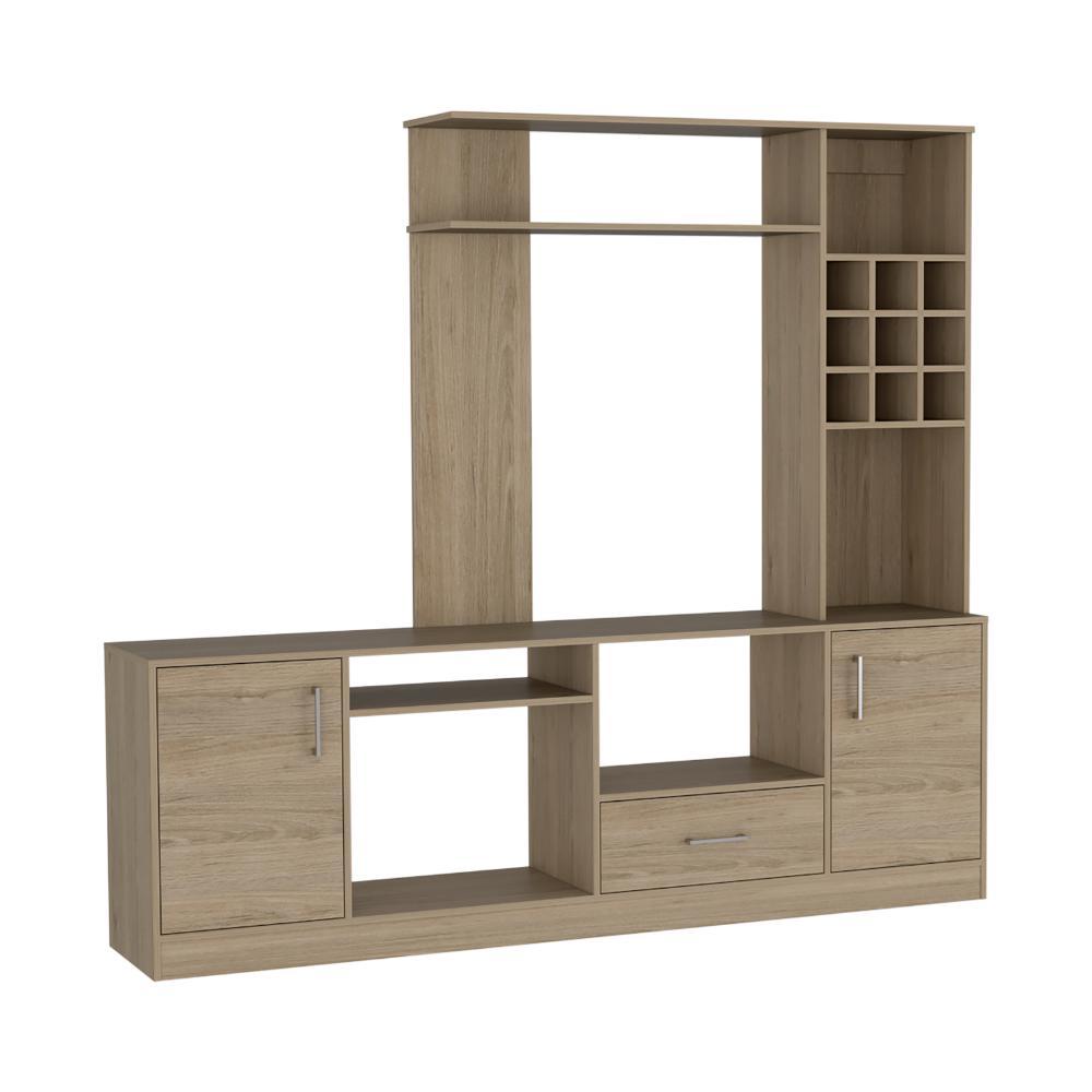 Mesa para TV Cassano Rovere y Blanco, para tv de 60''