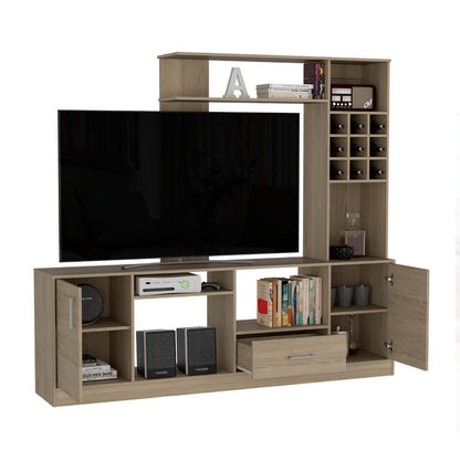 Mesa para TV Cassano Rovere y Blanco, para tv de 60''