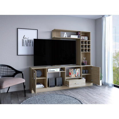 Mesa para TV Cassano Rovere y Blanco, para tv de 60''