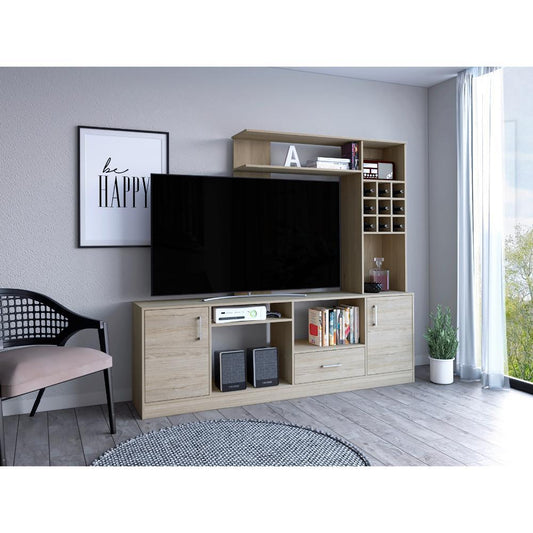 Mesa para TV Cassano Rovere y Blanco, para tv de 60''