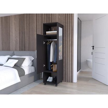 Closet Ropero Espejo Pue Custer  Wengue
