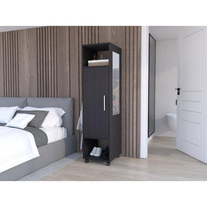 Closet Ropero Espejo Pue Custer  Wengue