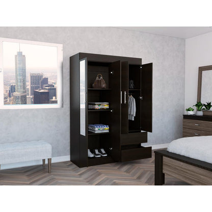 Closet Caoba con Espejo  Wengue