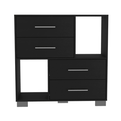 Organizador Karely, Wengue, 4 cajones multiusos deslizables ZF - VIRTUAL MUEBLES