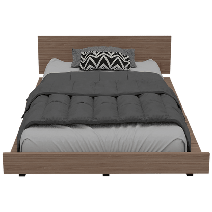 Cama Sencilla Kai, Miel, Incluye Tendido de Tablones