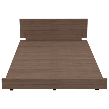 Cama Sencilla Kai, Miel, Incluye Tendido de Tablones