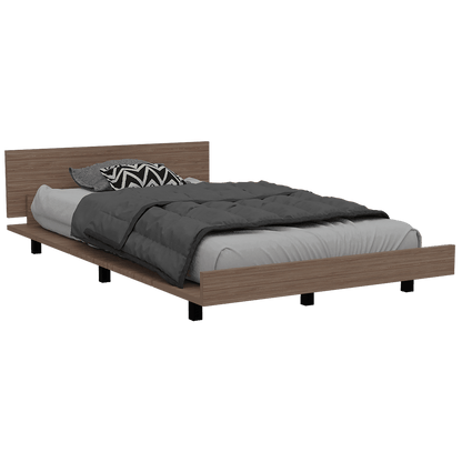 Cama Sencilla Kai, Miel, Incluye Tendido de Tablones