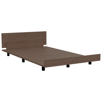 Cama Sencilla Kai, Miel, Incluye Tendido de Tablones