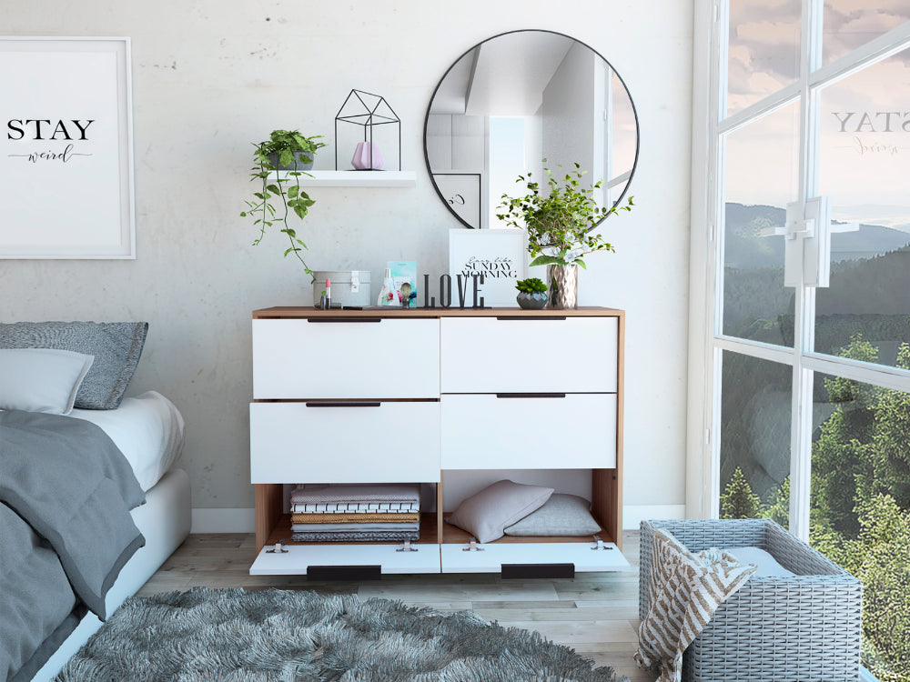 Organizador Treviso Miel y Blanco