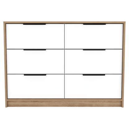 Organizador Wesley color Miel y Blanco para Habitación.