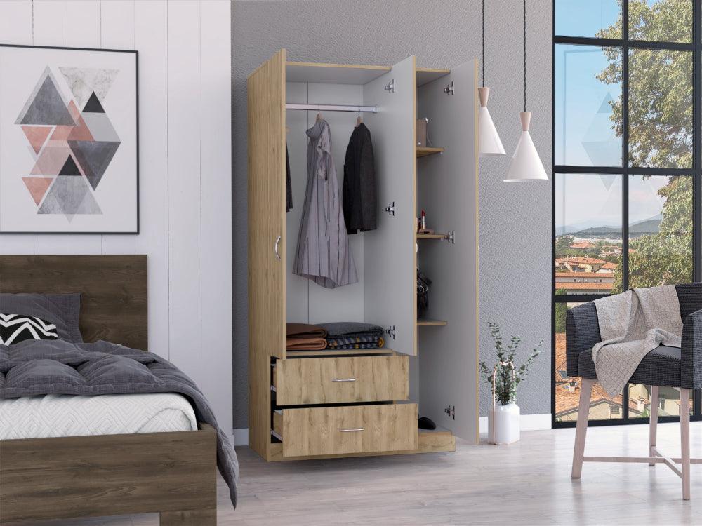 Closet Varelli Macadamia y Blanco