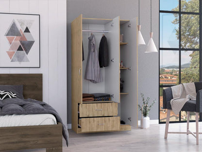 Closet Varelli Macadamia y Blanco