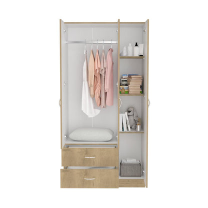 Closet Varelli Macadamia y Blanco