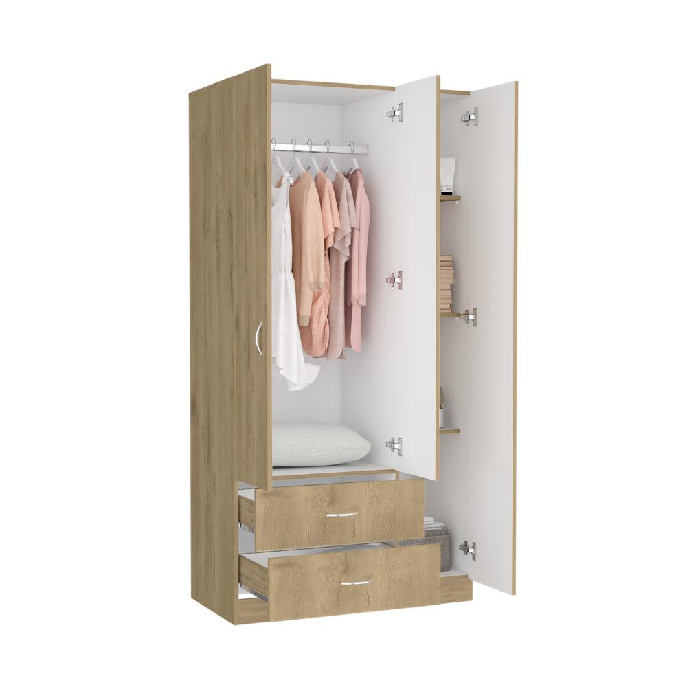 Closet Varelli Macadamia y Blanco