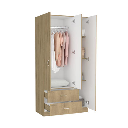 Closet Varelli Macadamia y Blanco