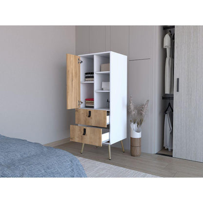 Organizador Corvini Macadamia y Blanco