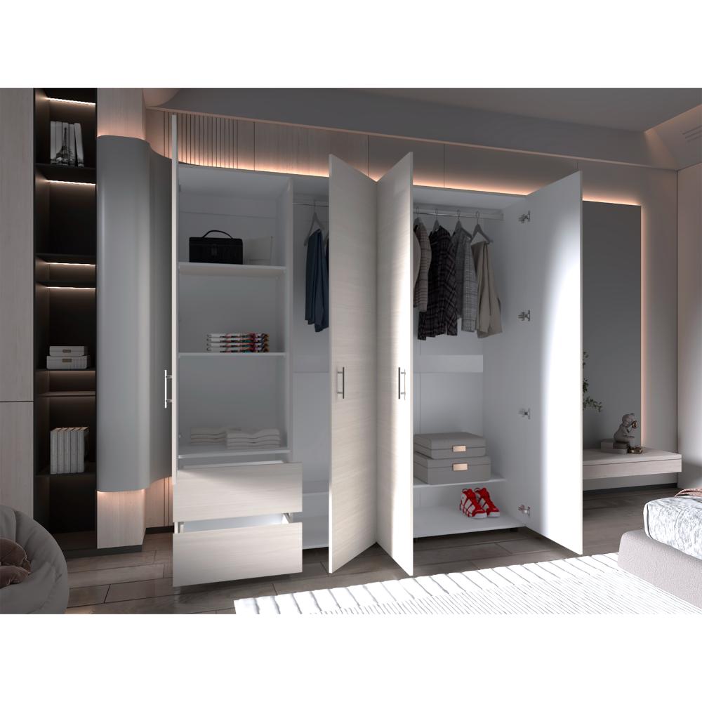 Closet Dassel 200 Nevado y Blanco