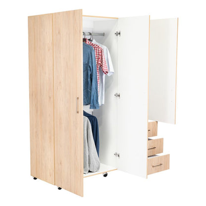 Closet Arizona Rovere y Blanco