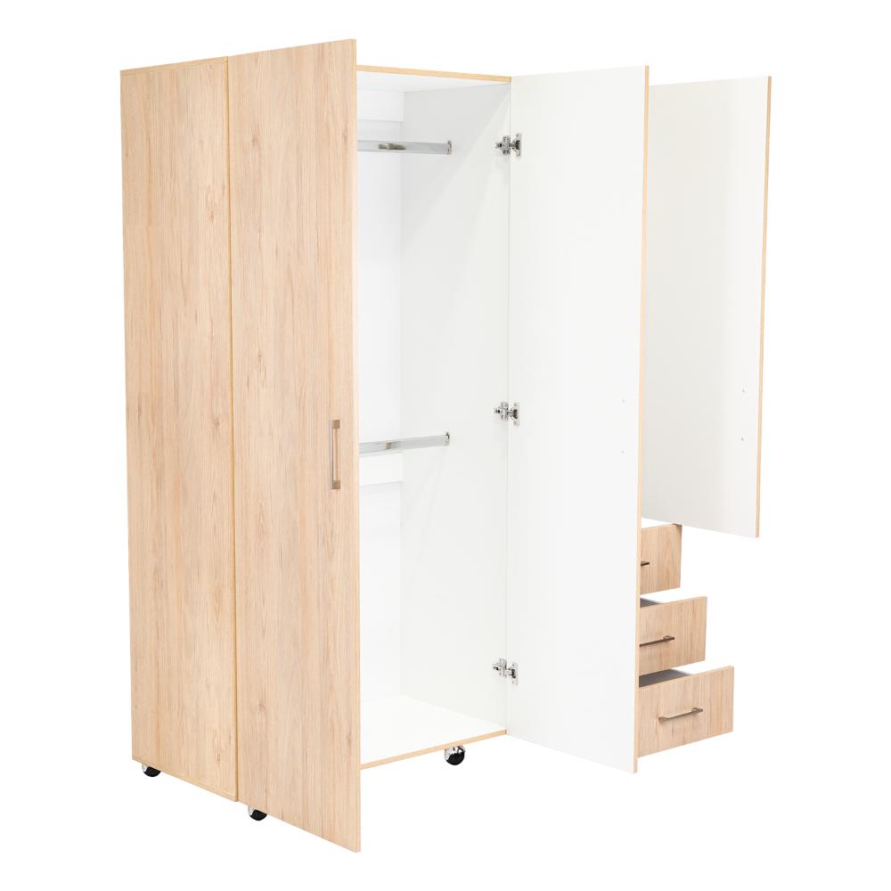 Closet Arizona Rovere y Blanco