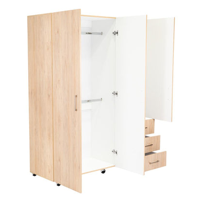Closet Arizona Rovere y Blanco