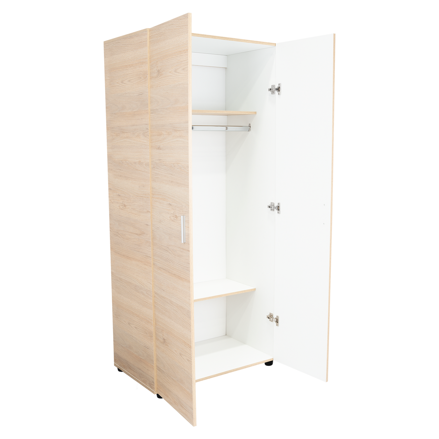 Closet Economico Rovere y Blanco