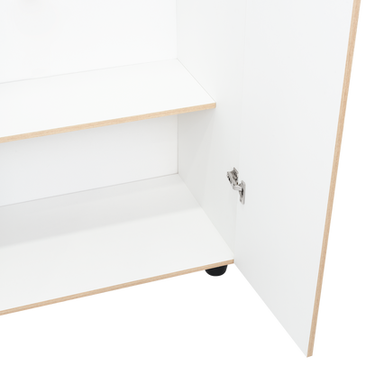 Closet Economico Rovere y Blanco