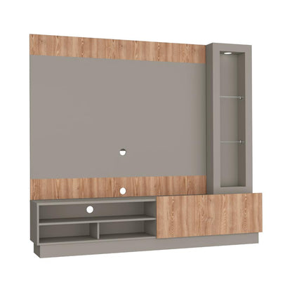Centro de entretenimiento Yaka Taupe para TV de 70''