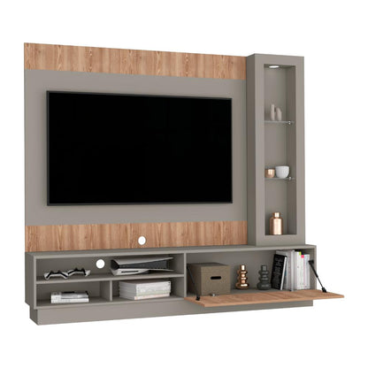 Centro de entretenimiento Yaka Taupe para TV de 70''