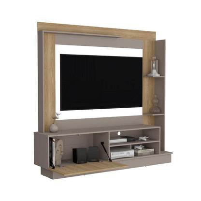 Mesa Para Tv Doha Taupe y Fresno