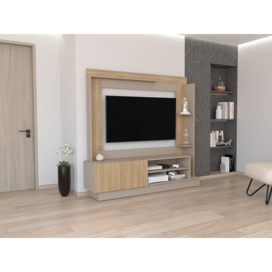 Mesa Para Tv Doha Taupe y Fresno