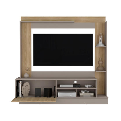 Mesa Para Tv Doha Taupe y Fresno