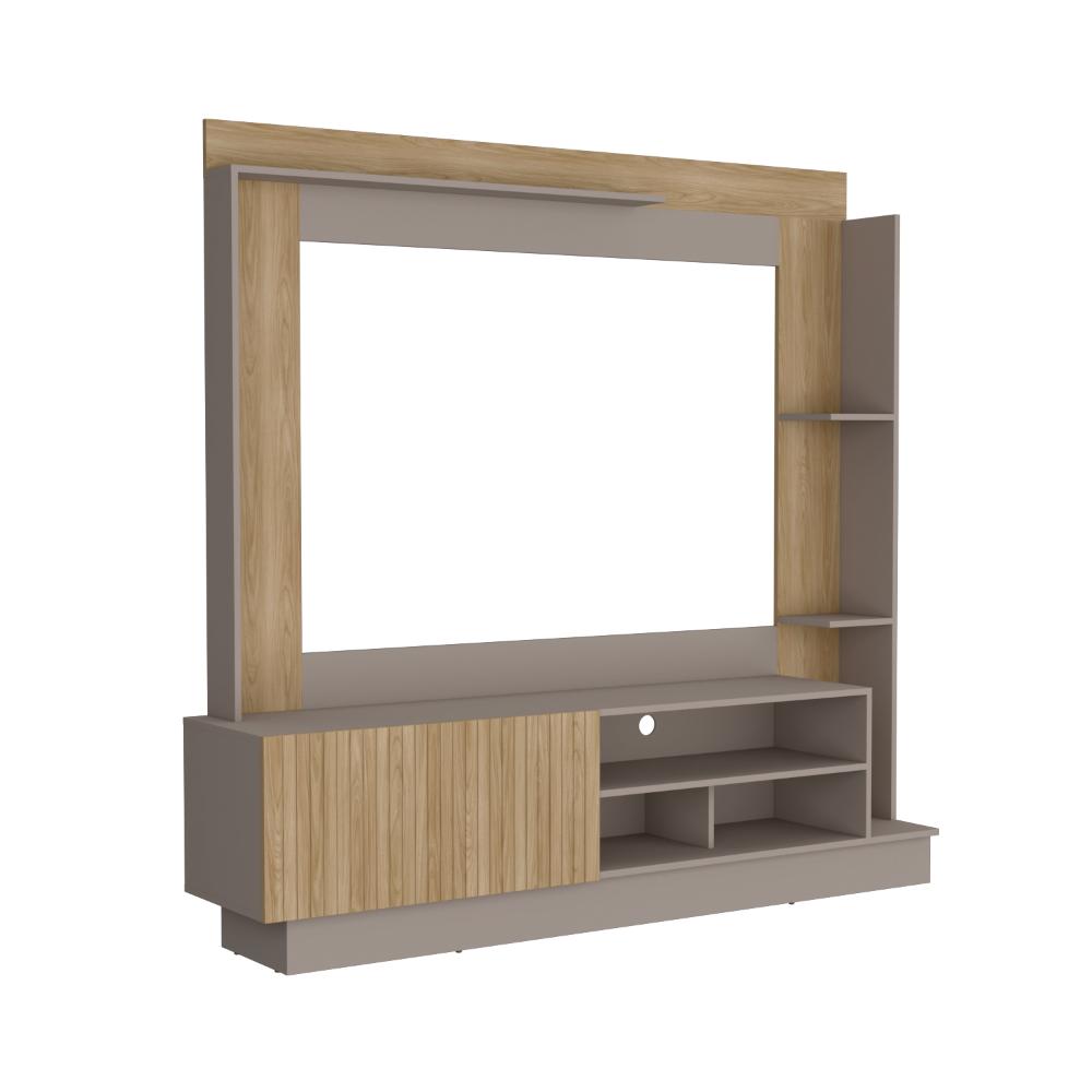 Mesa Para Tv Doha Taupe y Fresno