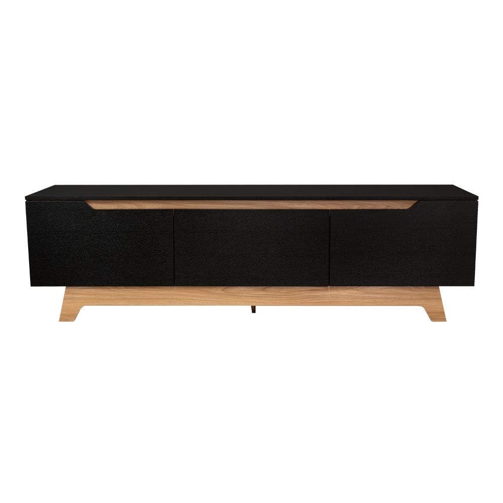 Mesa para TV Woodall Wengue y Fresno Eupara TV de 80"