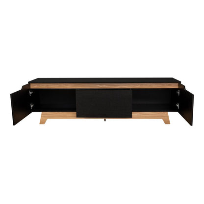 Mesa para TV Woodall Wengue y Fresno Eupara TV de 80"