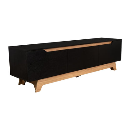 Mesa para TV Woodall Wengue y Fresno Eupara TV de 80"