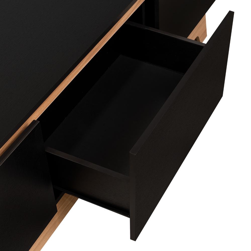 Mesa para TV Woodall Wengue y Fresno Eupara TV de 80"