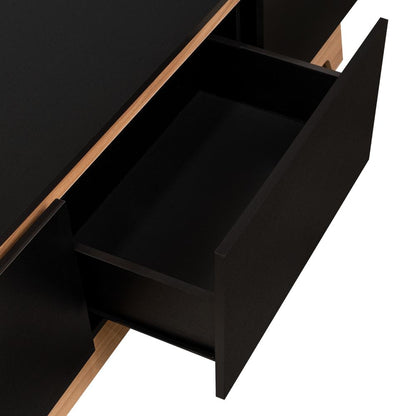 Mesa para TV Woodall Wengue y Fresno Eupara TV de 80"
