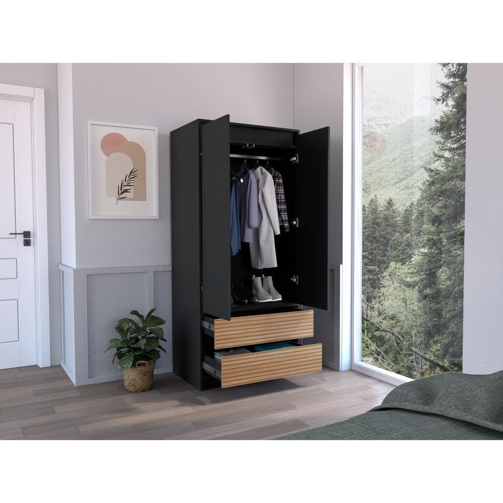 Closet 2 Pues 2 Cajones Donati Wengue Lenno