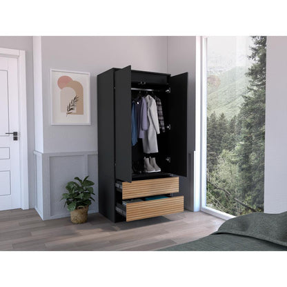 Closet 2 Pues 2 Cajones Donati Wengue Lenno