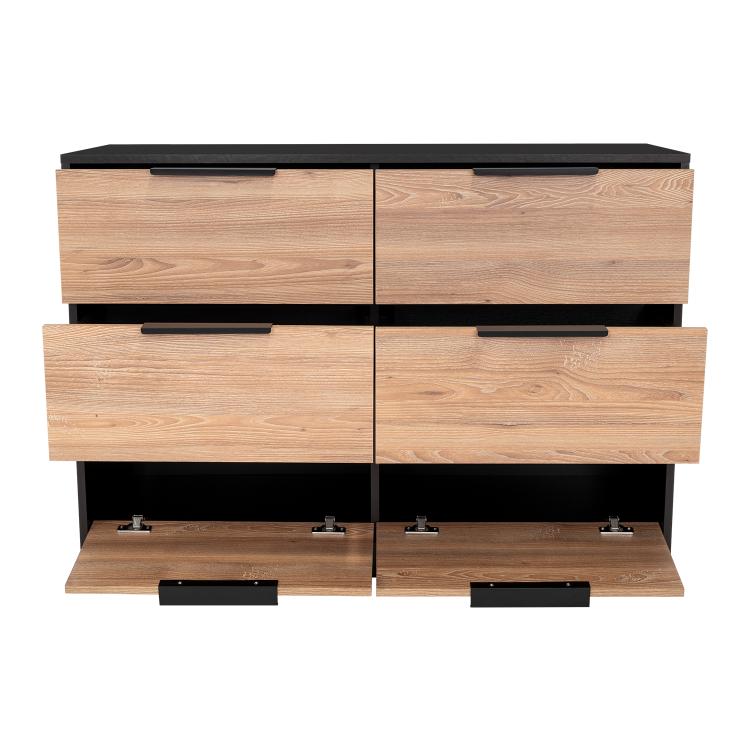 Comoda 4 Cajones Treviso  Wengue + Miel